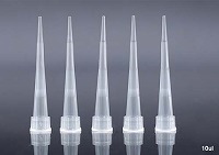 ユニバーサルピペットチップ -10μL クリア ラック 滅菌