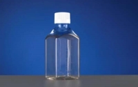 250mL PET Square Storage Bottle, Sterile, 6/pk, 48/cs