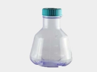 高効率三角フラスコ 2L バッフル PC ベントキャップ 個装滅菌