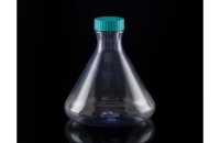 三角フラスコ 3L 平底 PC プラグシールキャップ 個装滅菌