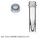 スクリューキャップチューブ　自立型　1.5ｍL　キャップ付き　クリア　滅菌済