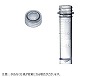 スクリューキャップチューブ　自立型　2.0ｍL　キャップ付き　クリア　滅菌済