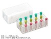 フリーザーラック　1.5/2.0mLチューブ　50本立て　フタ付　クリア