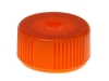 FLAT CAP WITH 0-RING SEAL, ORANGE