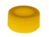 FLAT CAP WITH 0-RING SEAL YELLOW