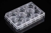 6 Cell Culture Inserts+6 Well Plate,1 μm, PET Memberane, Non-Treated, Sterile, 6/pk, 60/cs