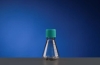 125mL Erlenmeyer Flask, Seal Cap, with Baffles, PC Bottle, HDPE Cap, Sterile, 1/pk, 24/cs