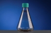 三角フラスコ 1000ml　バッフル　PC ベントキャップ　個装滅菌